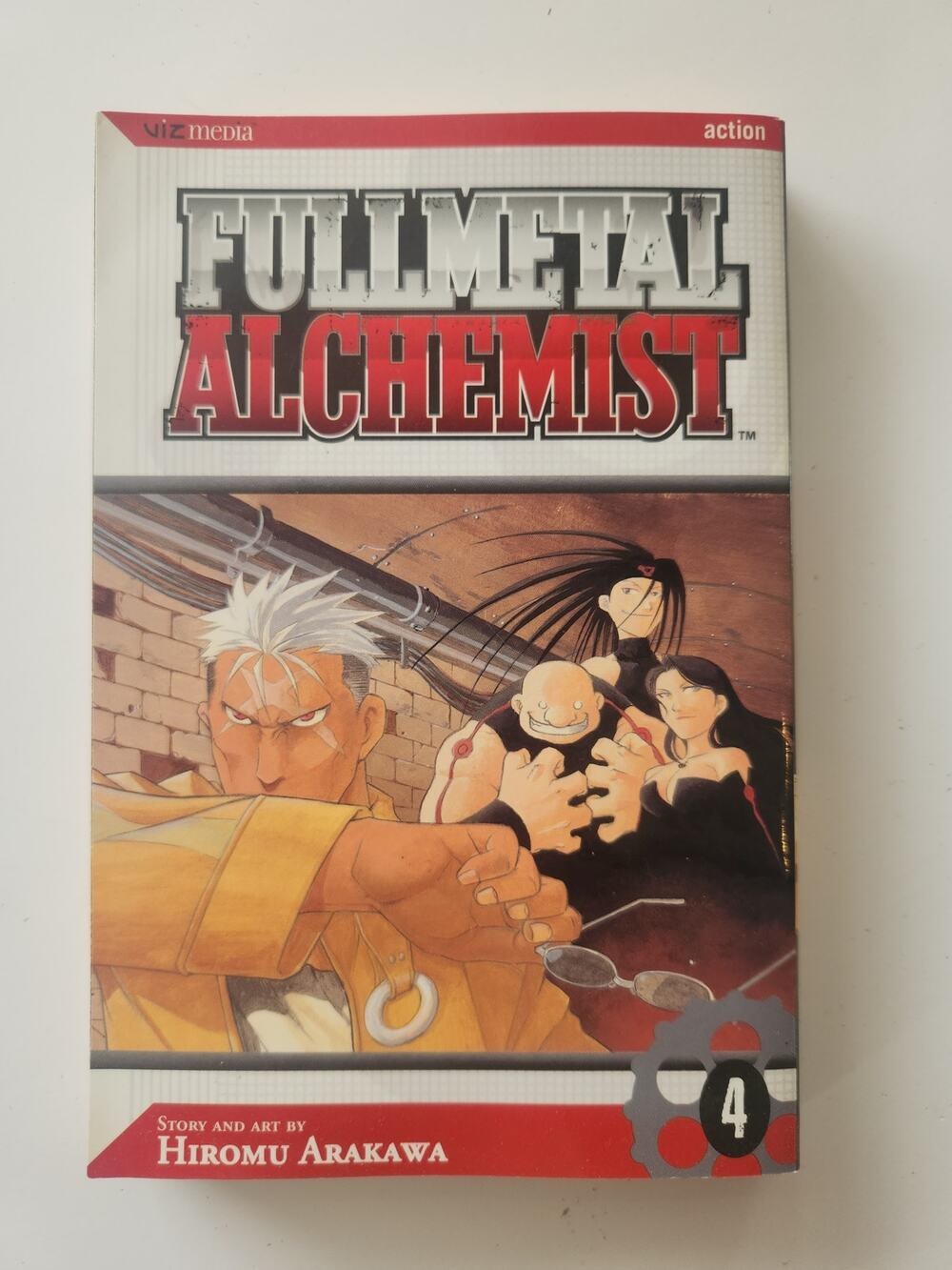 Fullmetal Alchemist Vol 4 Manga Hiromu Arakawa Viz Media First Printing 2005